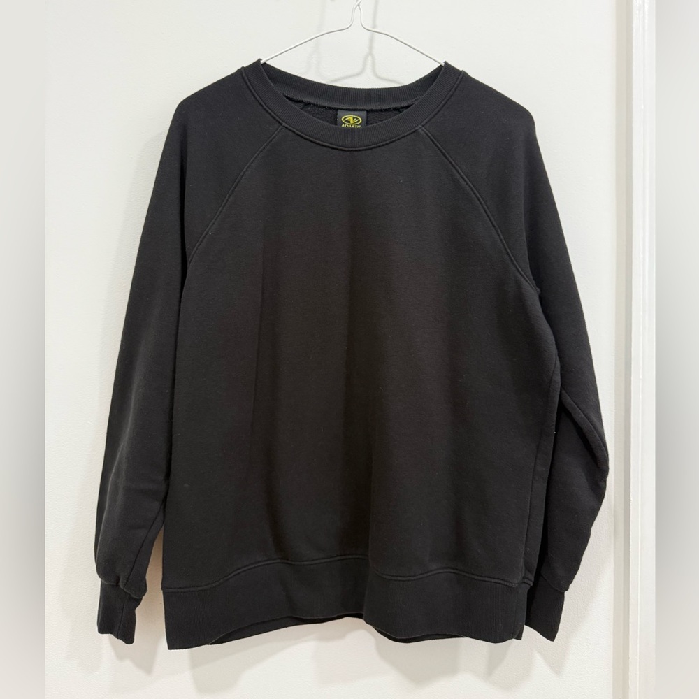 Athletic Works Black Crew Neck Sweater